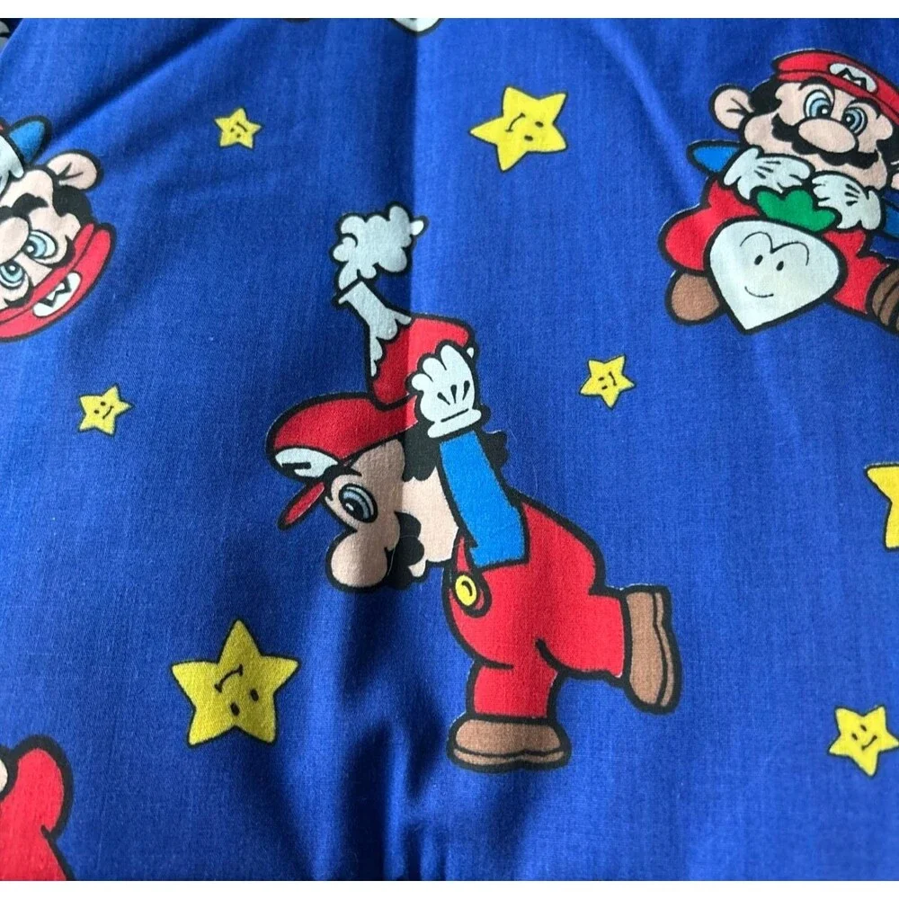 Nintendo Super Mario Character Mario Brothers Fabric Sewing (New) 44 x 75
